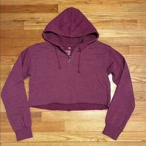 SO cropped lounge life hoodie